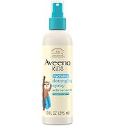 Aveeno Kids Hydrating Detangling Spray with Oat Extract, Quickly &amp; Gently Detangles Kids' Hair, T...