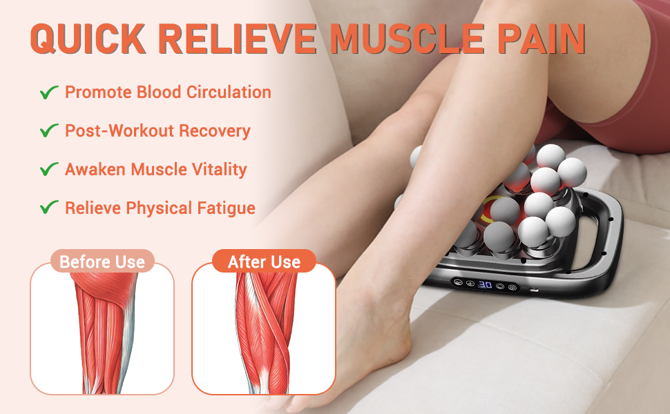 20-Head Deep Tissue Massage Gun