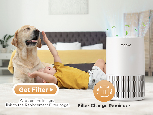 mooka air purifier for large room air purifiers for bedroom ture hepa air purifier 