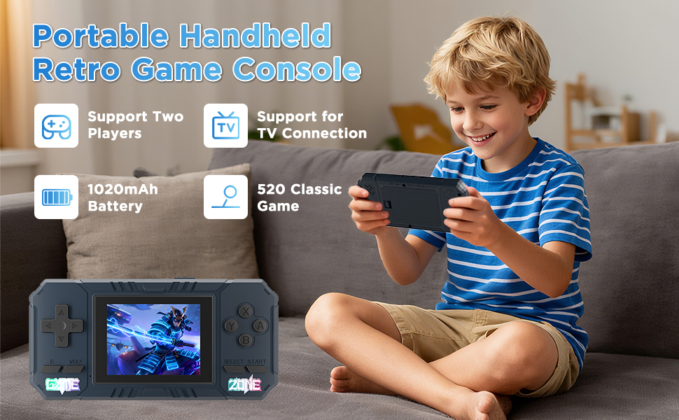 Handheld Portable Game Console
