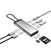 USB C Hub,REIIE 7 in 1 Docking Station with 4K HDMI,100W PD Charging,5Gbps USB3.0,USB-C Date2.0 S...