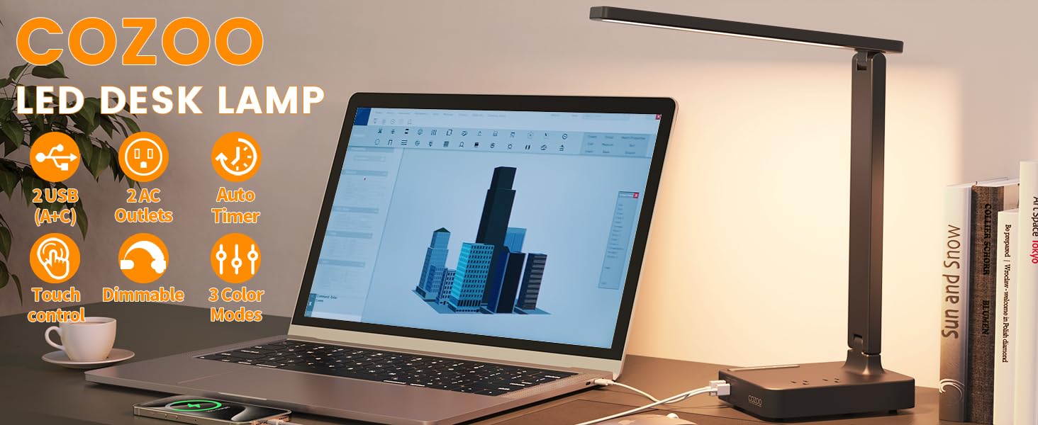 COZOO LED Desk Lamp