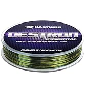 KastKing Destron Essential Monofilament Fishing Line, Advanced Polymer Coating for High Abrasion ...