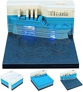3D Time Piece Calendar, 2026 Desk Calendar With LED Light, 3d Memo Pad Creative Desk Calendar, Ch...