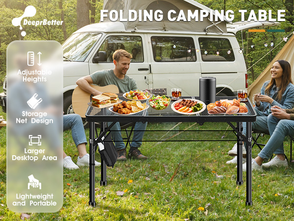 folding camping table