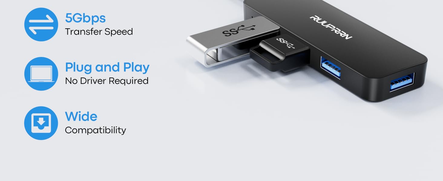 4 port usb a 3.0 hub
