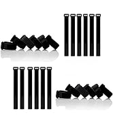 12 Pack Reusable Cinch Straps 12"x1" Multipurpose Quality Hook and Loop Nylon Cable Securing Stra...