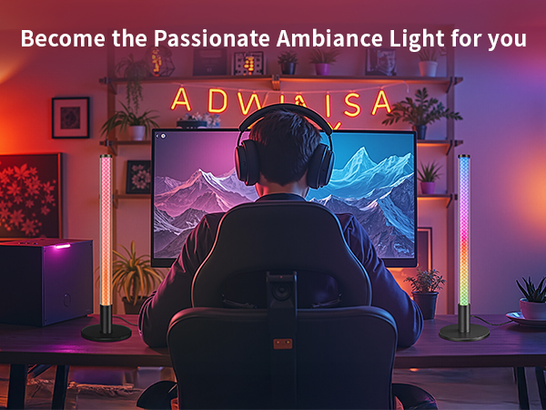 Led Light Bar with Music Sync, Color Changing TV Backlight App &amp;amp; Remote Control