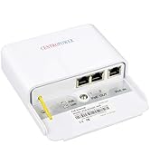 Gigabit 2 Port PoE Extender Outdoor, 6KV Lightning Protection PoE Passthrough Switch, Ethernet Sp...