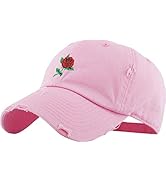 KBETHOS Rose Flowers Love Good Vibes Men Women Dad Hat Baseball Cap Adjustable Unisex