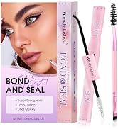 2 in 1 Lash Bond and Seal Kit for DIY Eyelash Extension,Waterproof,Black,Strong Hold Use at home(...