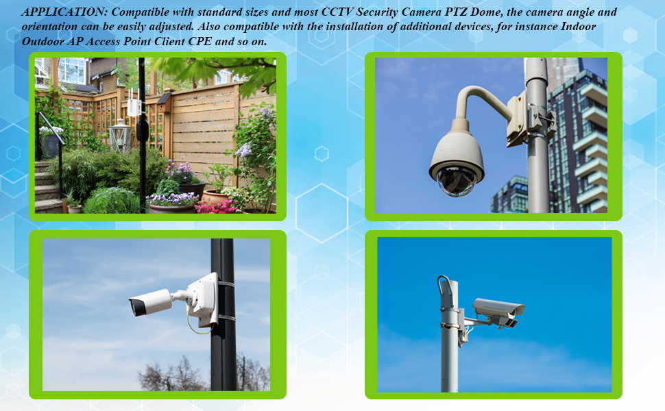 Universal Stainless Steel Vertical Pole Mount Adapter Bracket