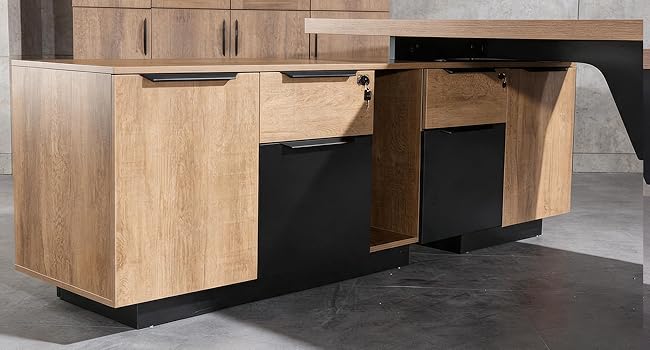 L-Shaped Executive Desk