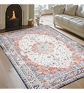 Mightree Area Rug - Washable Floor Cover Mat, Non-Slip Ultra Soft Carpet Stain Resistant Low Pile...