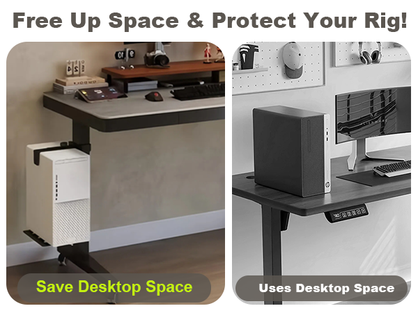 computer mount for desk