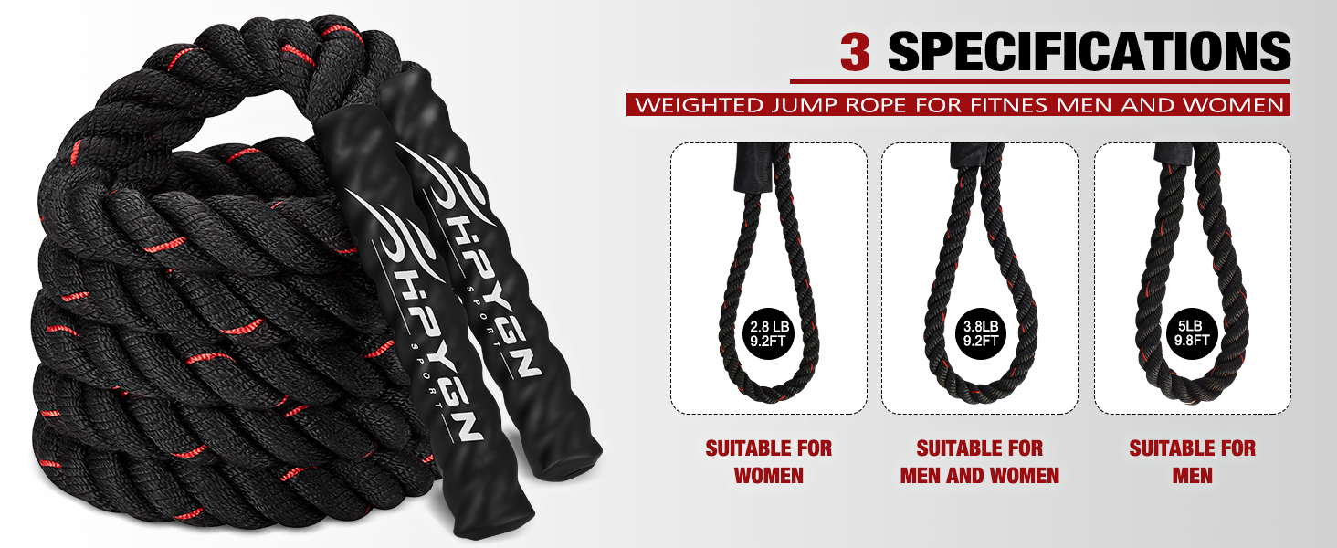 weighted jump rope for women