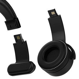 Easily converts from headset to headphones