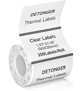 DETONGER Thermal Labels Self-Adhesive Label Sticker Paper for 2 Inch Thermal Label Printers, Idea...