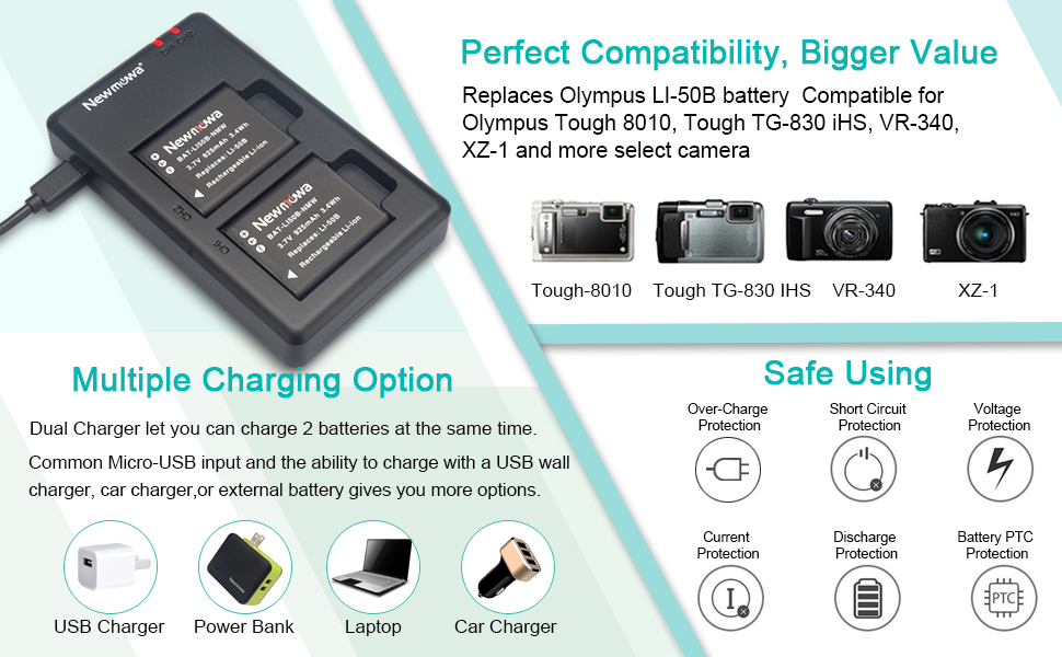 LI-50B Battery Charger