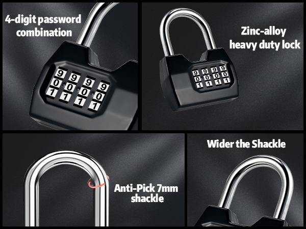 gym locker combination locks