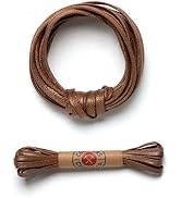 Premium Flat Waxed Cotton Boot Laces - Cobbler's Choice Shoe Laces - Durable and Beautiful!