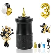 AXHJ Balloon Pump Electric, Rechargeable Cordless Balloon Inflators with Type-C, Blower Machine f...