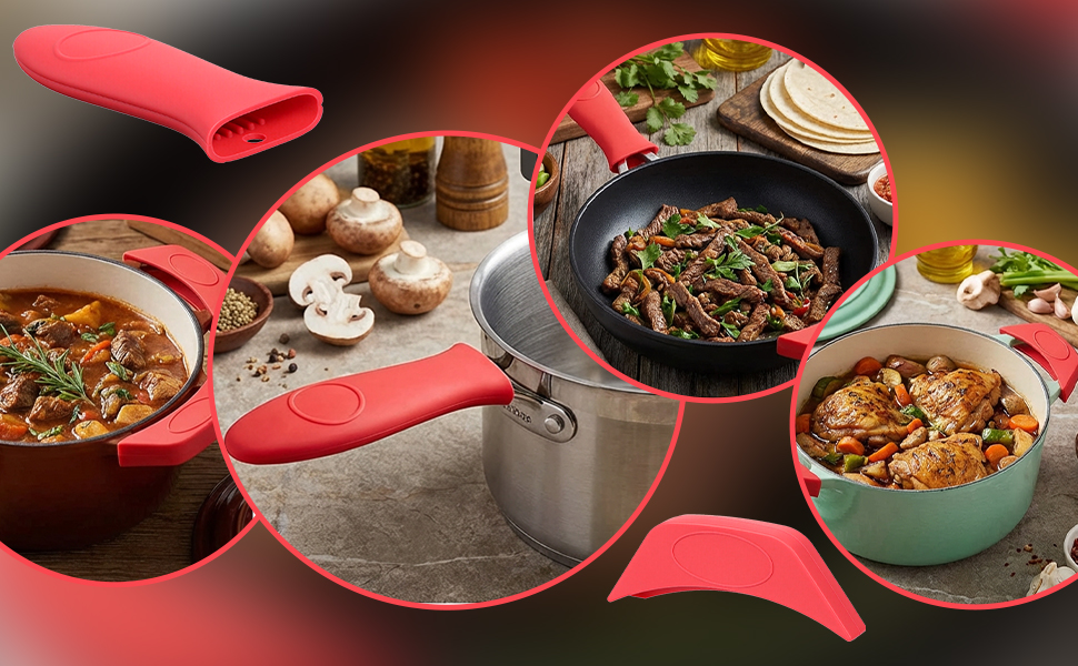 silicone handle for cast iron skillet