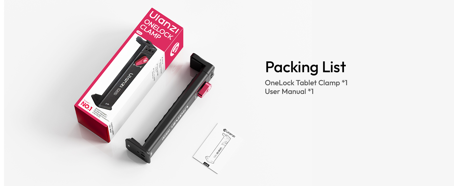 ULANZI Aluminum iPad Tablet Tripod Clamp