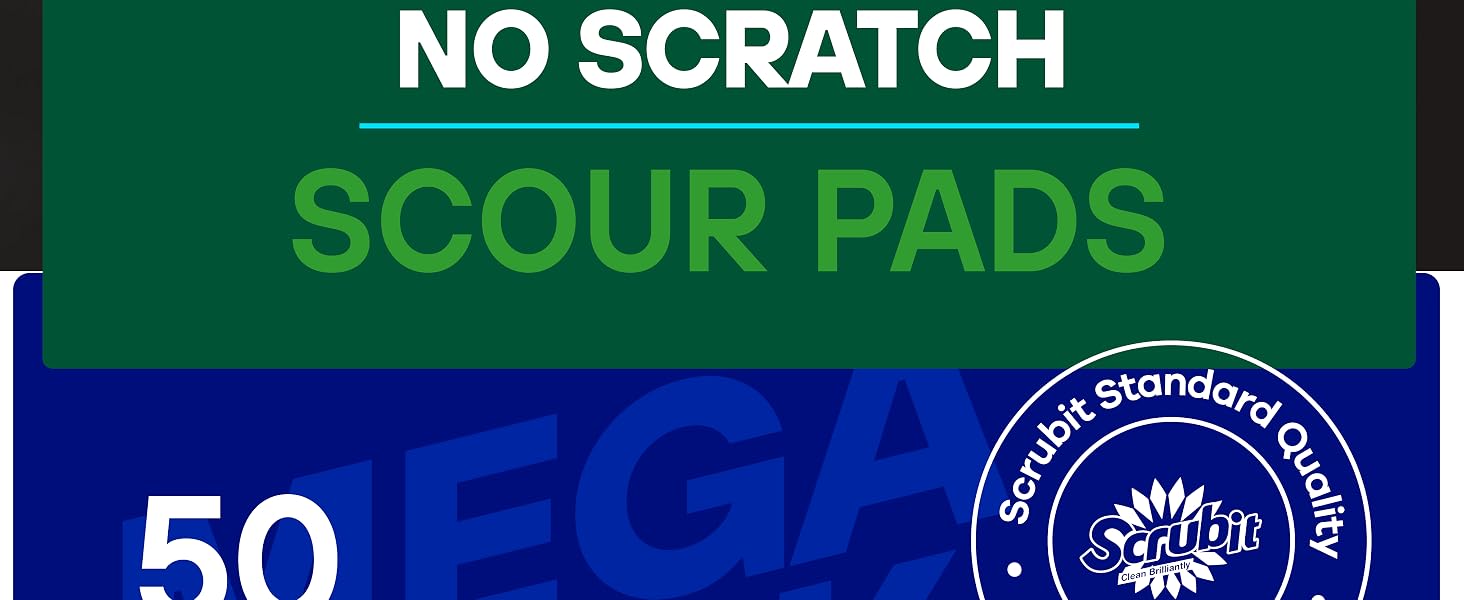 blue scouring pads