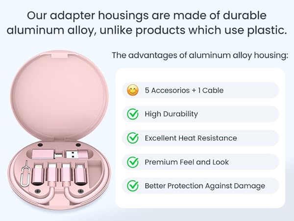 usb c adapter cable set