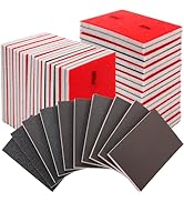 TOPZEA 40 Pcs 180-3000 Grit Sanding Sponges, Ultra Fine Foam Sanding Block Pads Wet Dry Sandpaper...