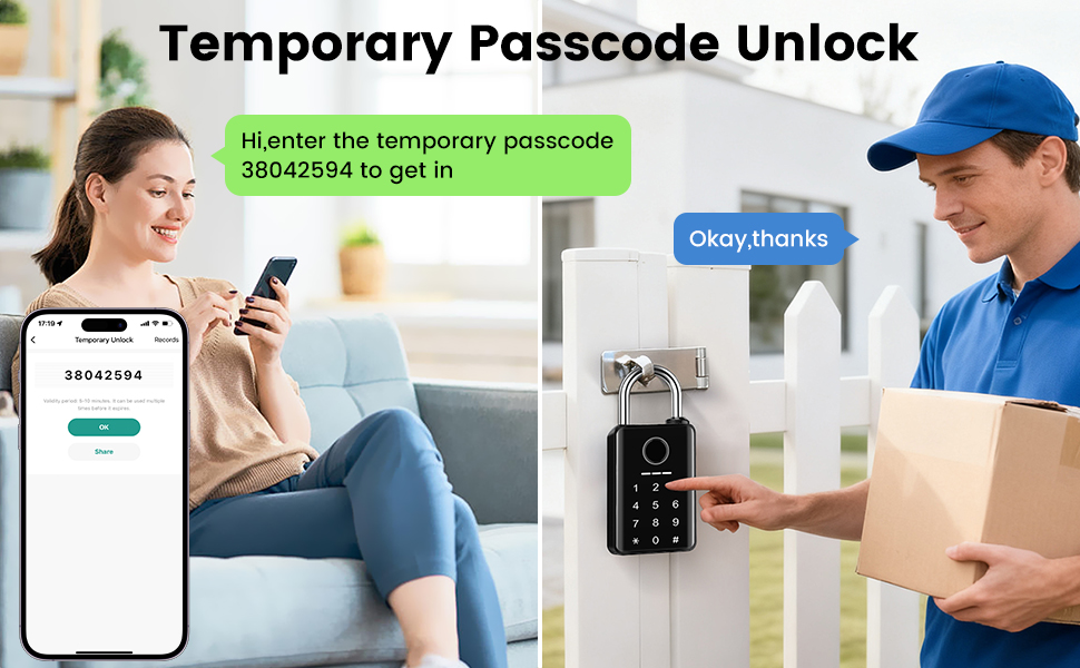 digital padlock outdoor