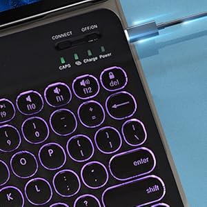 built-in rechargeable battery