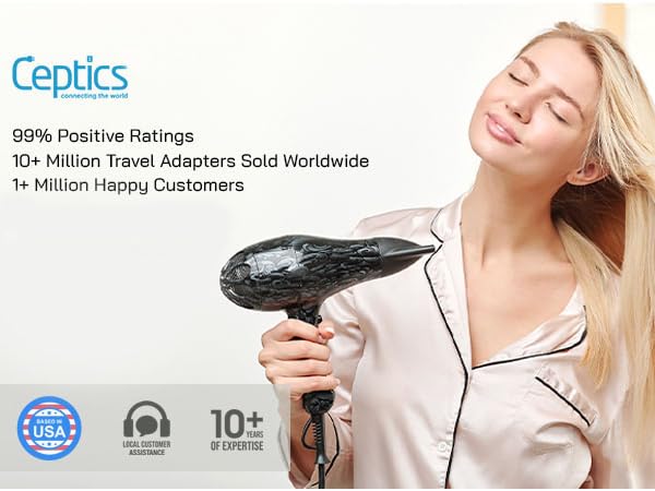 power converter hair straightener