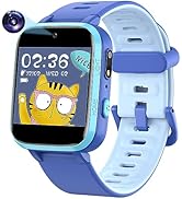 Butele Kids Games Smartwatch MP3 Player Music Watch, Kids Smart Watch with 16 Games, Flashlight,A...