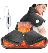 Tovve Heating Pad for Back Neck Shoulders, Large Wearable Relax Muscles, Birthday Gifts for Women...