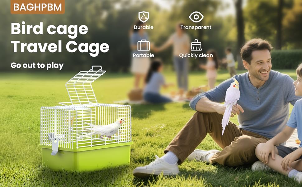 Durable and Portable Bird Cage Travel Cage