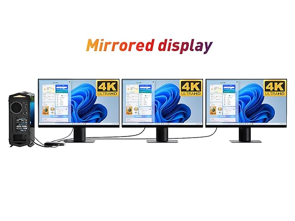 displayport splitter 1 in 3 out