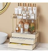 Bathroom Organizers and Storage, Makeup Organizer (Sturdy Durable Attractive), Ideal for Vanity, ...