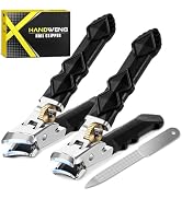 Toenail Clippers for Thick Toenails, Wide Jaw Opening Nail Clippers for Men, Heavy Duty Ingrown T...
