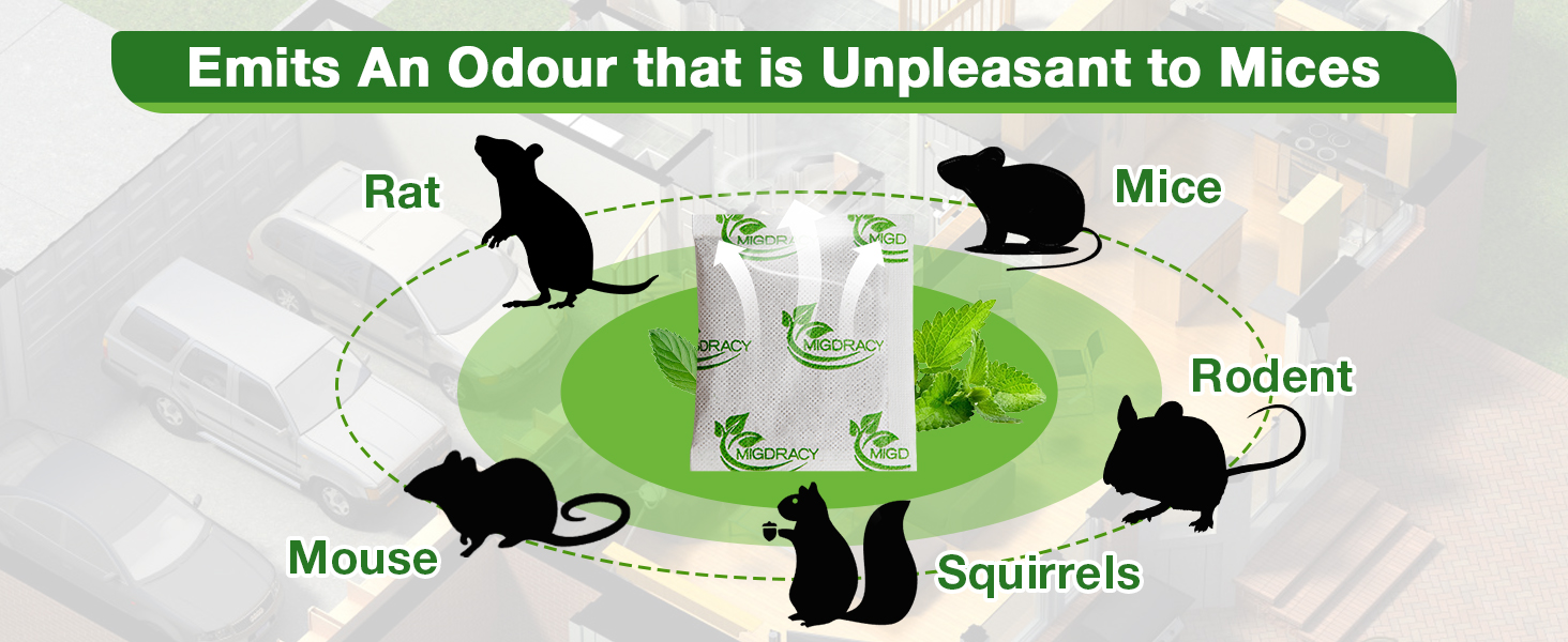 mouse repellent pouches