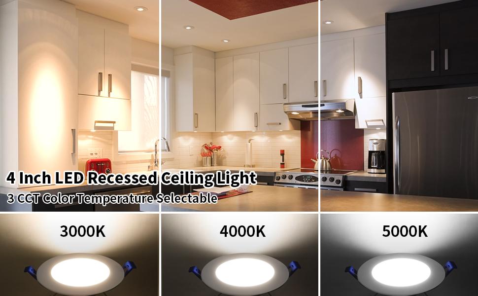 4inches recessed light fixtures