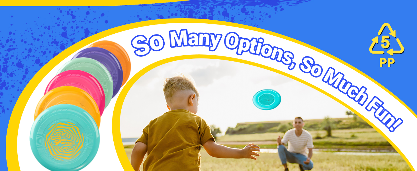 Wham-O Frisbee Go Flying Disc, 70g 9&amp;#34;; Sport Disc for Kids and Adults Beginners