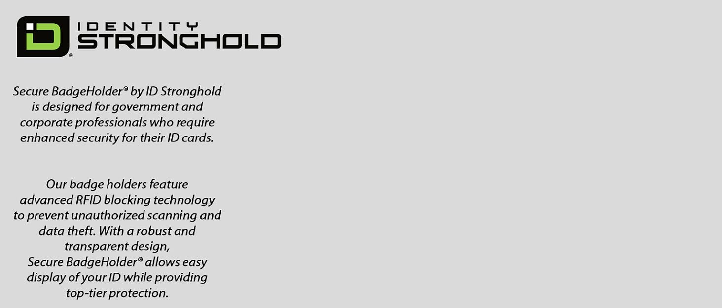 ID Stronghold Badgeholder Brand Story