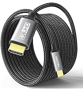 UANTIN USB C to HDMI Cable 10Ft | 4K High-Speed USB 3.1 Type-C to HDMI 2.0 Cord [Thunderbolt 3/4 ...