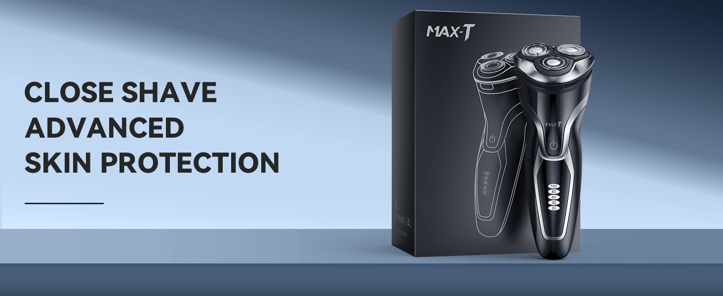Electric Razor for Men with Pop-Up Trimmer