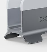 Vertical Laptop Stand Holder, iDsonix Auto Locking Holder Storage Dock, Space Saving for Desk Org...