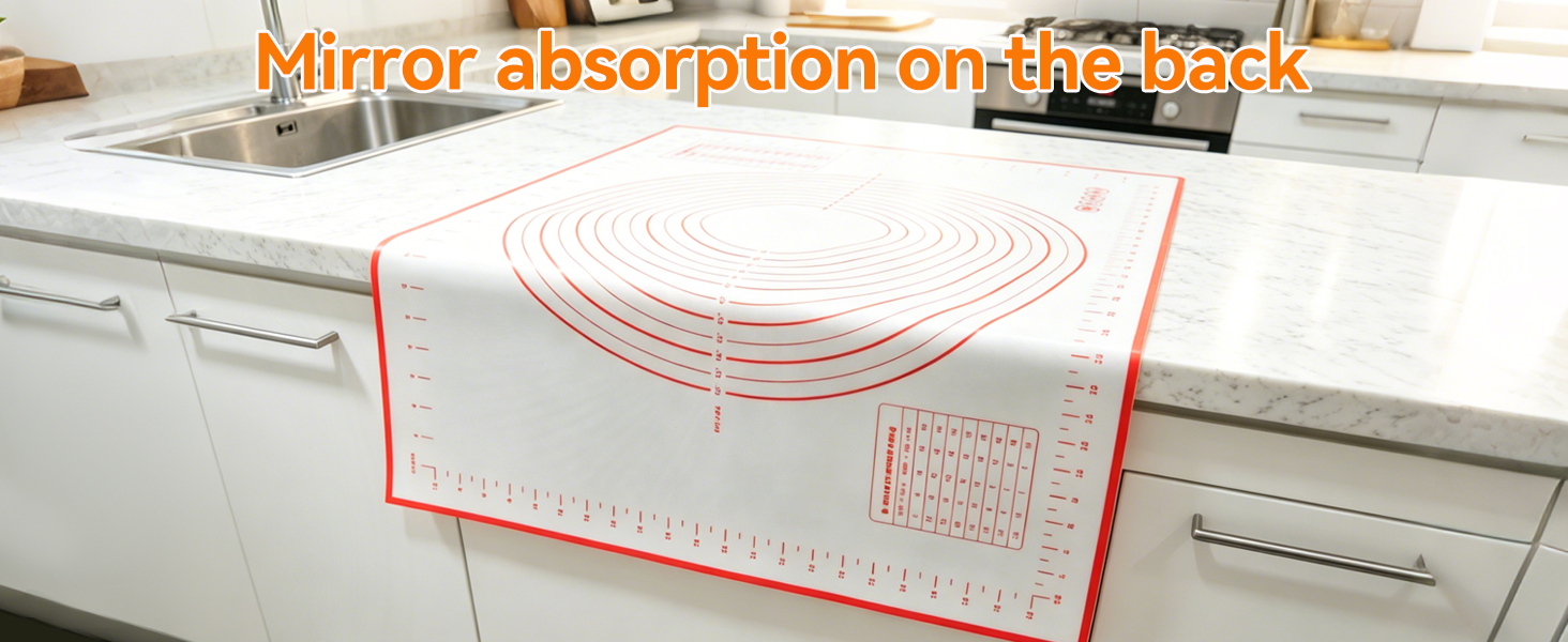 Silicone baking mat has a strong adsorption capacity