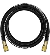 Upgraded 15660 3/8" Heavy Duty Charging Vacuum Hose, Fittings 3/8"x 3/8", 5 Ft HVAC Hose, Working...