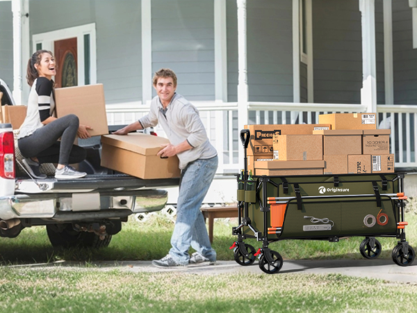 perfect for carrying groceries from garage to our apartment in one trip